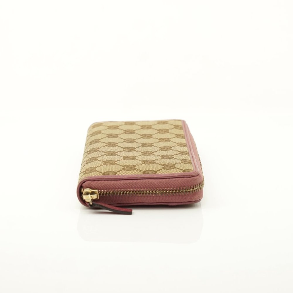 Auth Gucci Zippy Wallet Beige Canvas #6679G14 - Picture 4 of 12